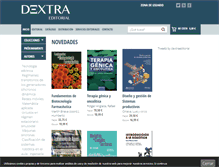 Tablet Screenshot of dextraeditorial.com